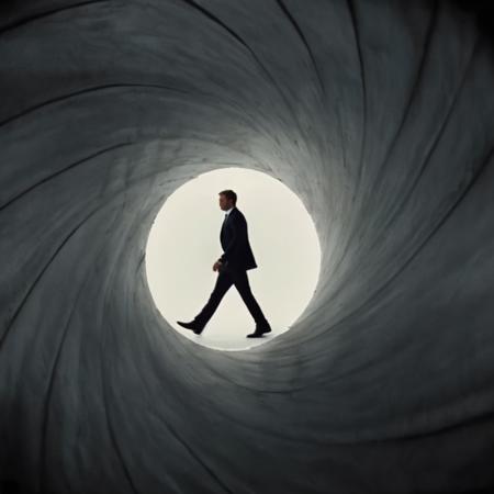 Gun Barrel Sequence 007 style XL + F1D