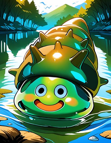 Shell slime / スライムつむり (Dragon quest) IL/Pony版本Pony-v1.0 (ID: 1162540)