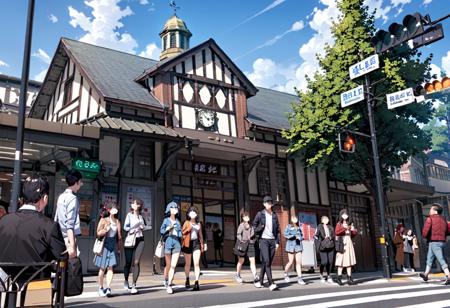 旧原宿駅 Old Harajuku Station SDXL