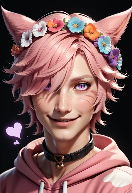 Final Fantasy XIV Male Miqo'te Pony
