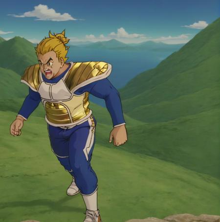 vageta saiyan armor