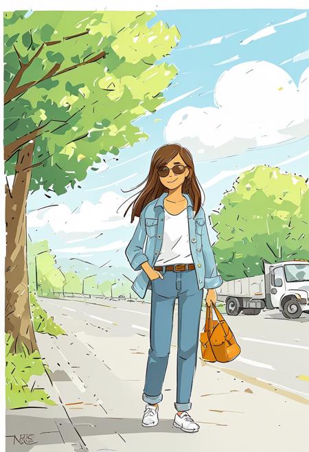 Neda Sadreddin Art Style