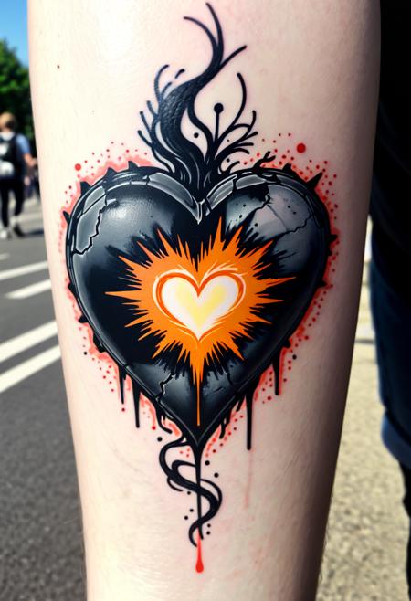 MHXL - Emberline Lumina | Tattoo's & Glowing (SDXL)