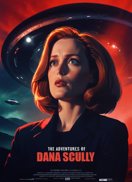 Dana Scully Character LoRA SDXL版本v2.0 (ID: 368916)