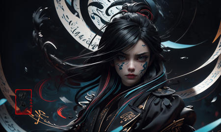 绪儿-书法