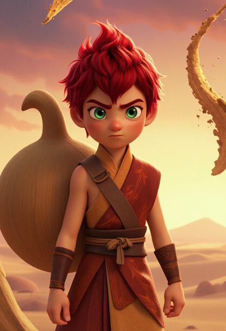 FLUX Pixar Cartoon 3D Style by LH