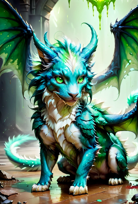 Darra, the fur Dragon Pony//Illustrious