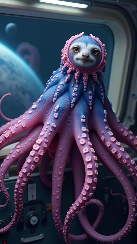 Cephalyra - Human/Squid hybrid - FLUX