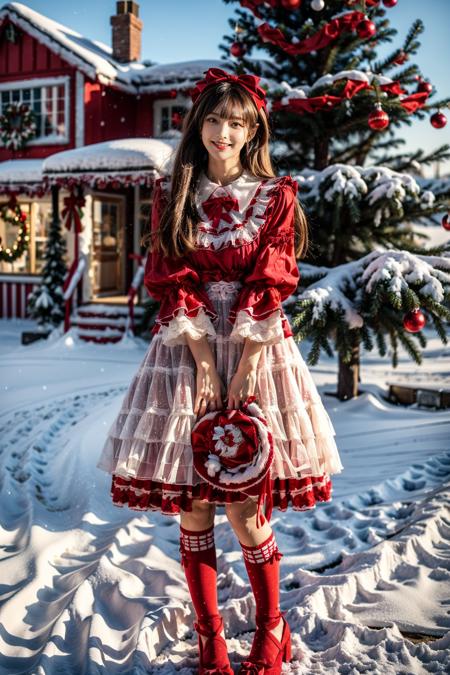 [Realistic] Christmas dress | 圣诞小裙几