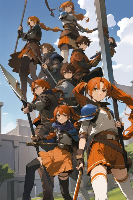 Style of Enami Katsumi in Zero no kiseki & Kuro no kiseki