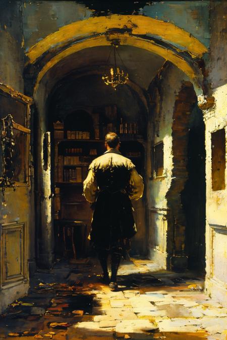 style of Carl Spitzweg 299