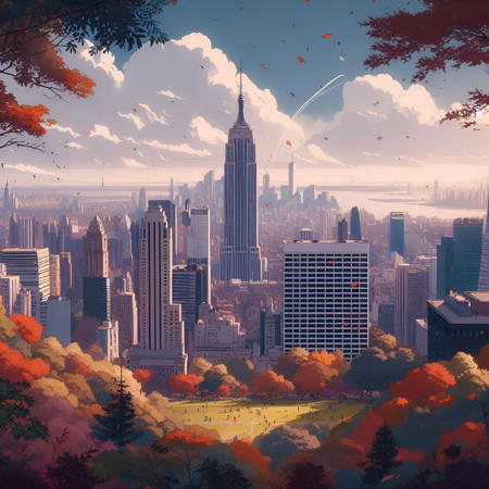 New York City, Empire State Building (Cityscape)