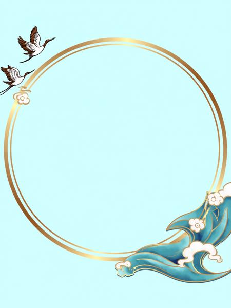 Chinese style circular wireframe background generation-FLUX版本v1.0 (ID: 890352)