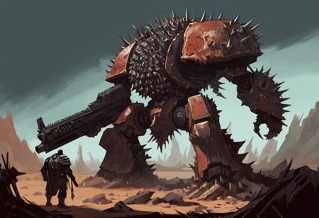 War and Diffusion: WARHAMMER 40K
