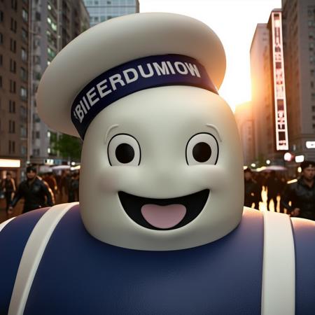 The Stay-Puft Marshmallow Man - Ghostbusters - SDXL