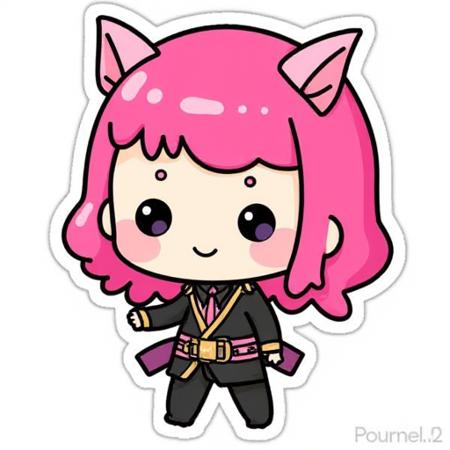 Envy Flux Kawaii Sticker 01