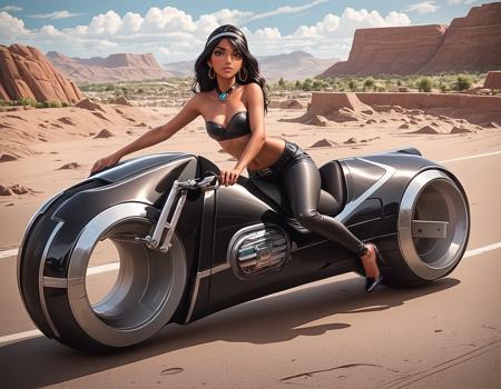 TRON Motorbike [PONY & Flux]
