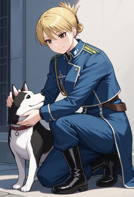 Riza Hawkeye - FullMetal Alchemist (Commission) - Pony + Illustrious