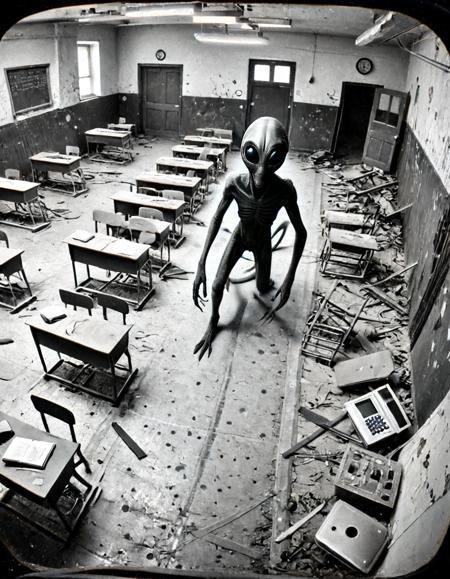 Alien CCTV SDXL