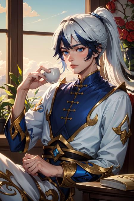Ezreal + Porcelain Protector Ezreal | League of Legends