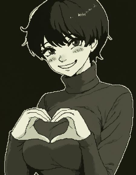 SpoiledMuffin (artist) monochrome pixel art style版本V1 (ID: 1171724)