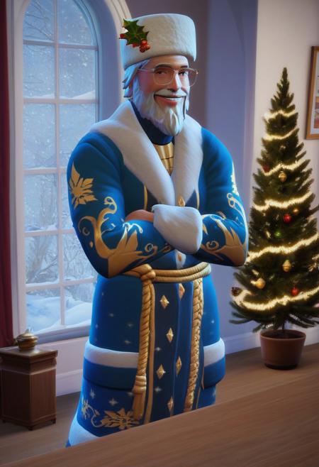 Father Winter Outfit(The Sims 4)