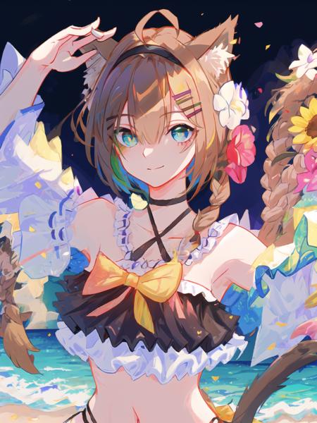 Honkai_Pardofelis_swimsuit_崩坏三_帕朵菲莉丝_泳装