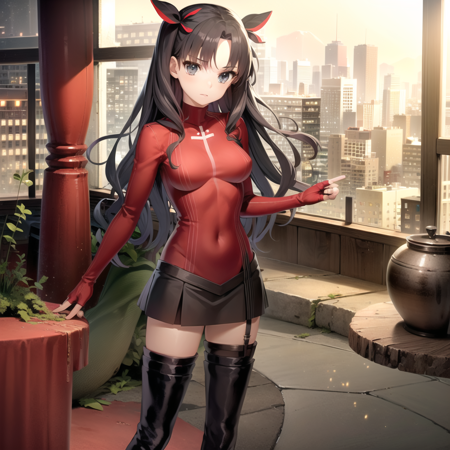 Rin tohsaka  LORA and(Pony)  from fate stay night visual novel