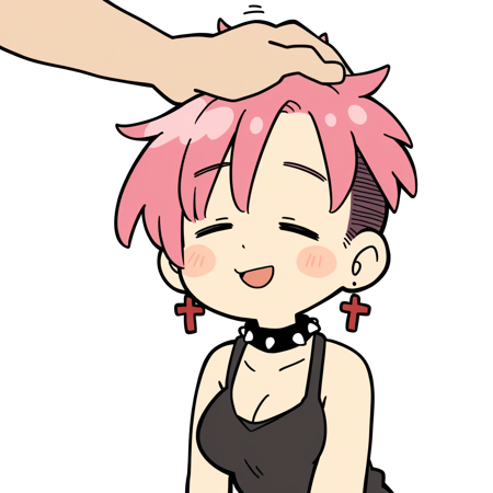 Pink-Haired Enbie Girl (Meme) (NoobAI VPred/Pony XL)版本v3.0 (ID: 1231721)