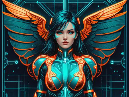 Neon Cyberpunk Cyberspace FLUX, SDXL, Pony & SD1.5