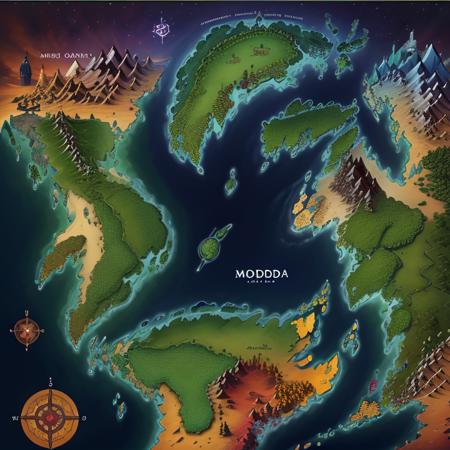 Table Rpg / D&D Maps - #10 - World map