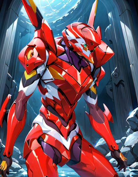 Neon Genesis Evangelion - Eva-02 - SDXL