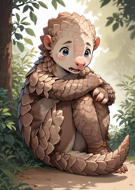 Pangolin feral & anthro [Pony]