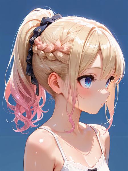編み込みポニーテール/braid ponytail