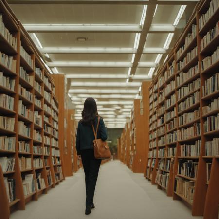 図書館 library SDXL