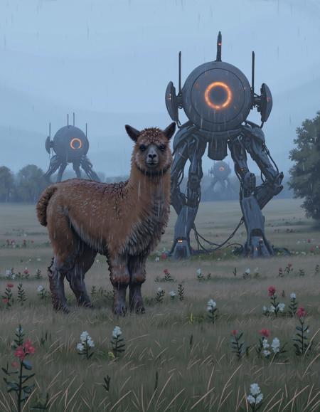 Rural Sci-fi - Digital Painting - Simon Stålenhag Style