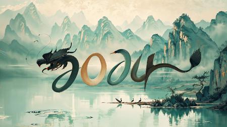 【Traditional Chinese Painting Landscape】 Chinese Ink Painting Zen Landscape