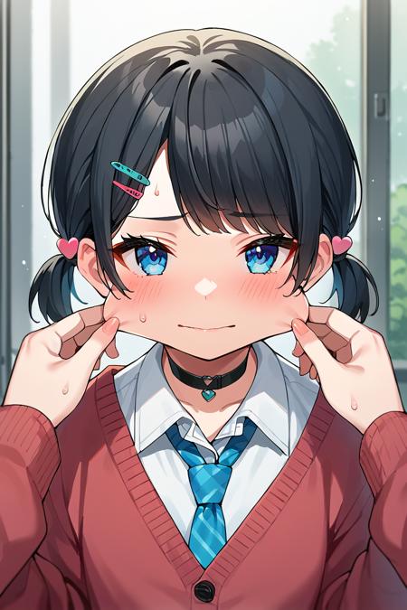 Concept - cheek pinching and mouth pull PDXL