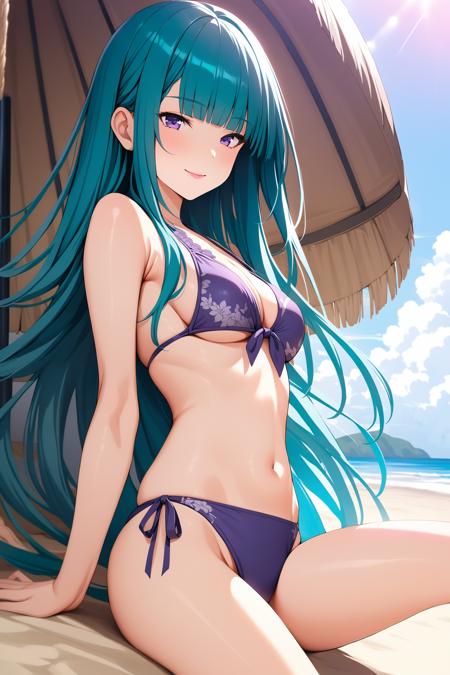 Chiyoura Ayame (Girl Friend BETA) | 千代浦あやめ (ガールフレンド（仮）) [SD 1.5 & Animagine XL]