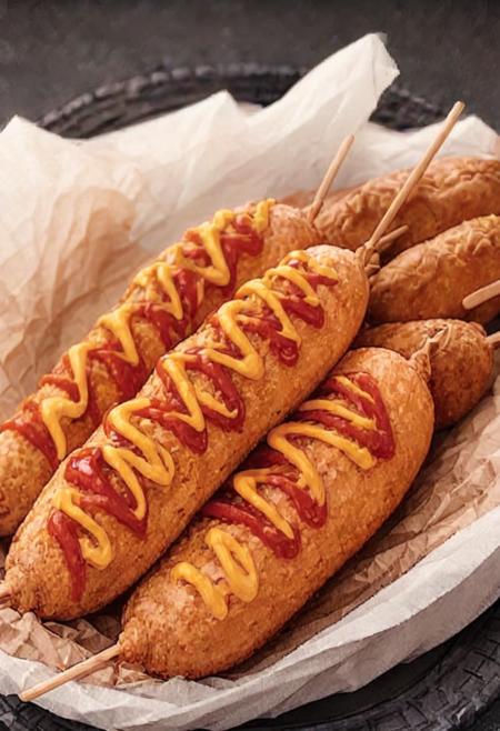 アメリカンドッグ Corn dog SDXL