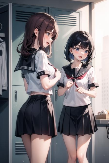 Locker room