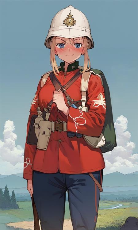 Red coat:british army uniform