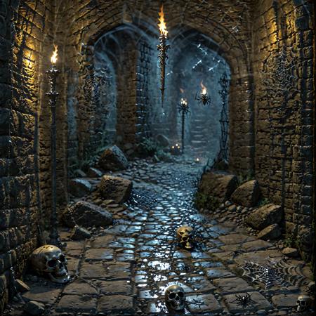 The Deep Dark Dungeon-Pony + SDXL