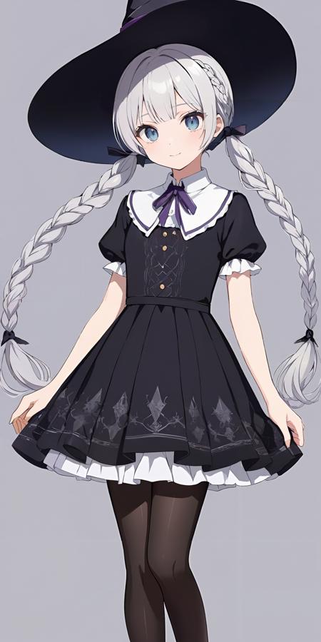 編み込みツインテール/braid twintail