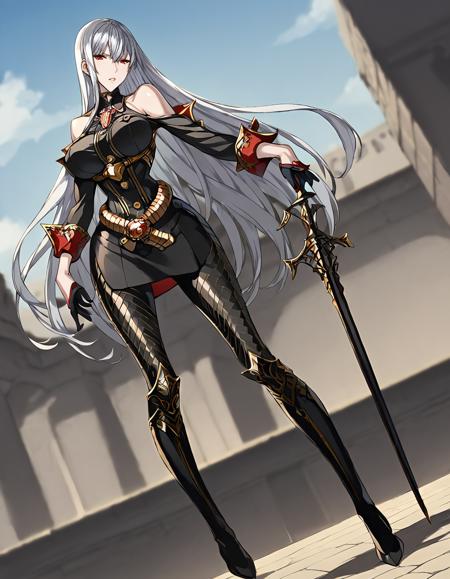 [pony/sd1.5]Selvaria bles/セルベリア/赛露贝利亚/senjou no valkyria