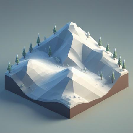 Isometric low poly XL