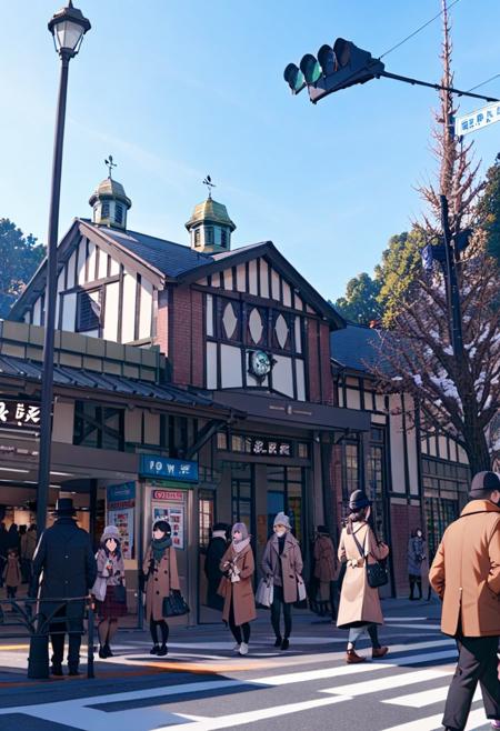 旧原宿駅 Old Harajuku Station SDXL版本SDXL_V1 (ID: 526923)