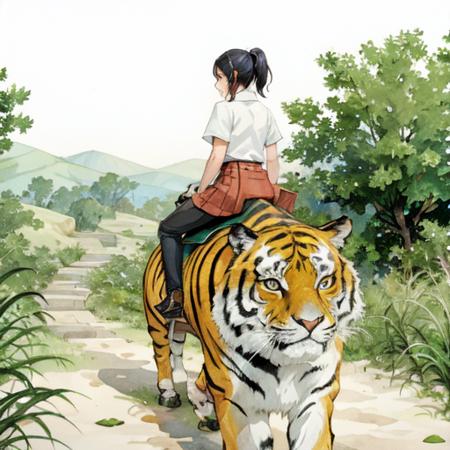 watercolorLoRA(chinese-style中国风)