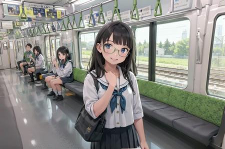 JR East E235 series / train interior