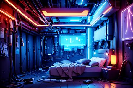 Cyberpunk Interior Design